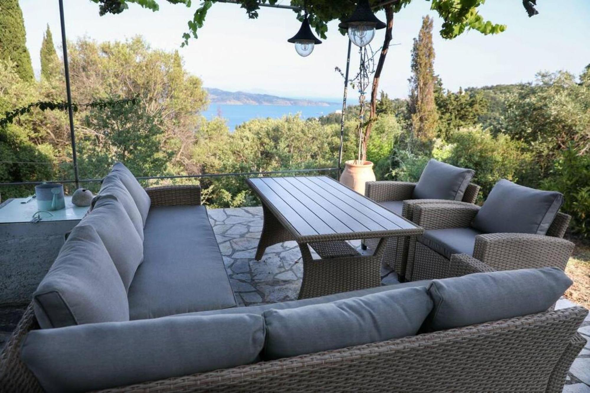Sinies Stone Cottage - Ne Corfu Agnitsini ภายนอก รูปภาพ