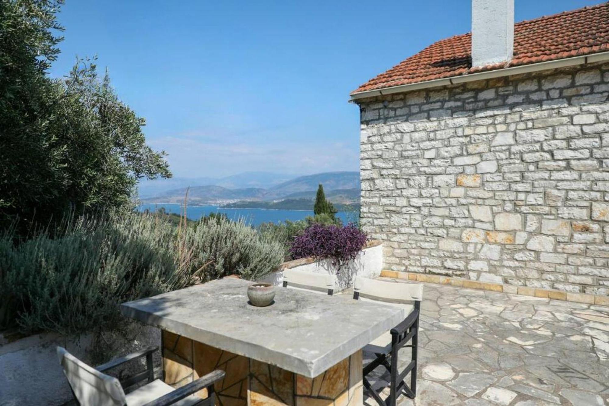 Sinies Stone Cottage - Ne Corfu Agnitsini ภายนอก รูปภาพ