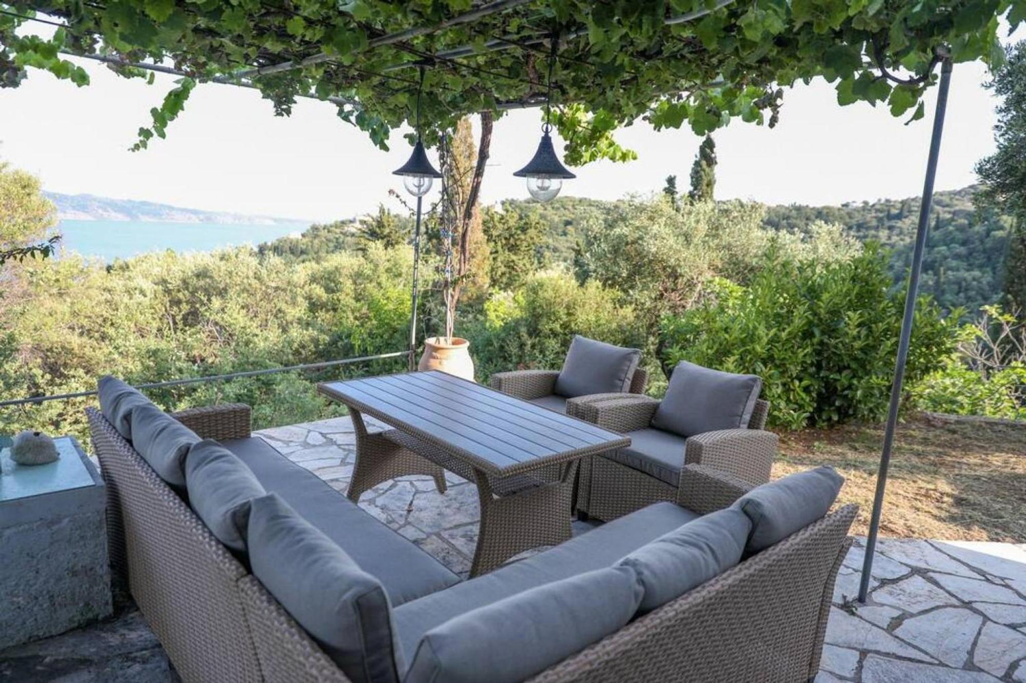 Sinies Stone Cottage - Ne Corfu Agnitsini ภายนอก รูปภาพ